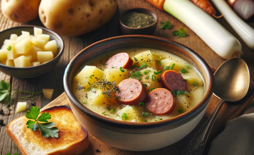 Kartoffelsuppe im Schnellkochtopf